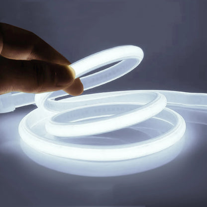 COB Neon LED-list Vattentålig IP67 – 288 LED/m, Varmvit/Neutral/Kallvit, 1–35m, 110V/220V, Med Strömbrytare