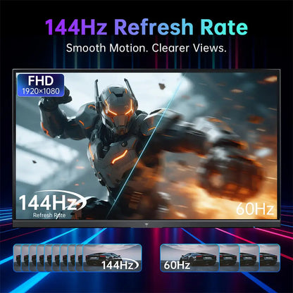 Hot KTC H24B9S-2 144Hz Gaming Monitor, 23.8' FHD IPS Display, 178° Wide Viewing Angle, 113% SRGB, 16.7M Colors, Low Blue Light, 280 cd/m², HDMI & VGA, VESA 75x75mm Mount, Smooth Gaming & Daily Productivity