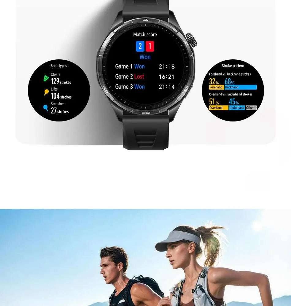 Honor Watch 6 new Smartwatch 1.46" AMOLED Up to 35 days battery life Over 120 training and health modes 5ATM waterproof, IP69 protection, Bluetooth 5.4