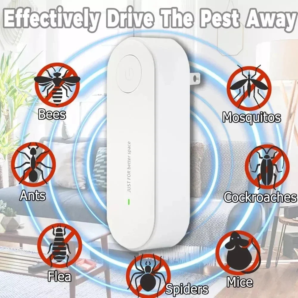 New Zai Xiao Ultrasonic Insect Repellent Electronic Mosquito Repellent Mice Spider Cockroach Portable Insecticide Pest Control