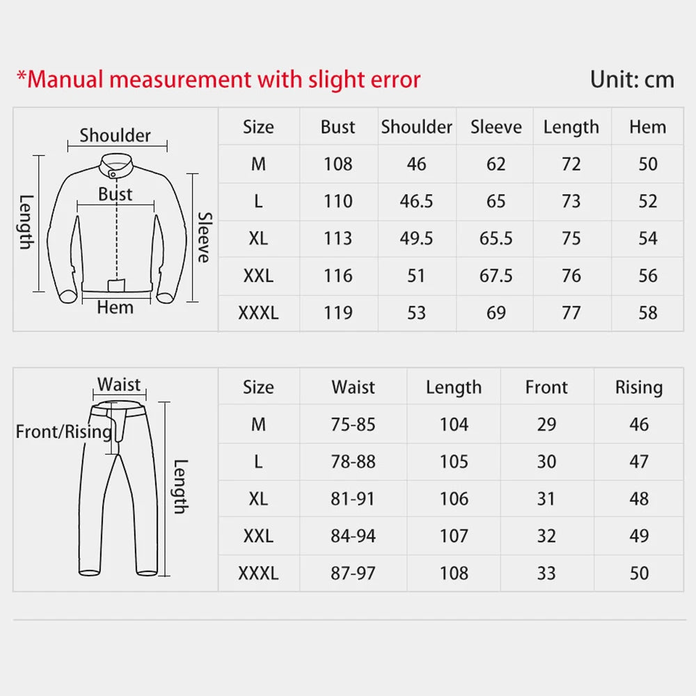Men's Motorcycle Jacket Anti-fall Wear-resistant Motorbike Jacket With 5pcs Protector Motocross Racing Clothing Protection