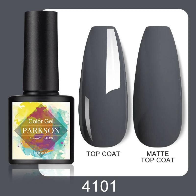 Parkson No Wipe Top Base Coat Nail Gel polish Design Enhancer Varnish Semi Permanent Soak Off UV LED Nail Art Tool