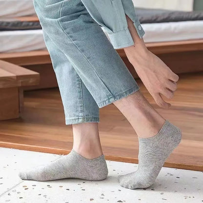 Unisex Båtsockor – Tunna, Andningsbara, Anti-lukt, 6–40-pack, Svart/Vit/Grå