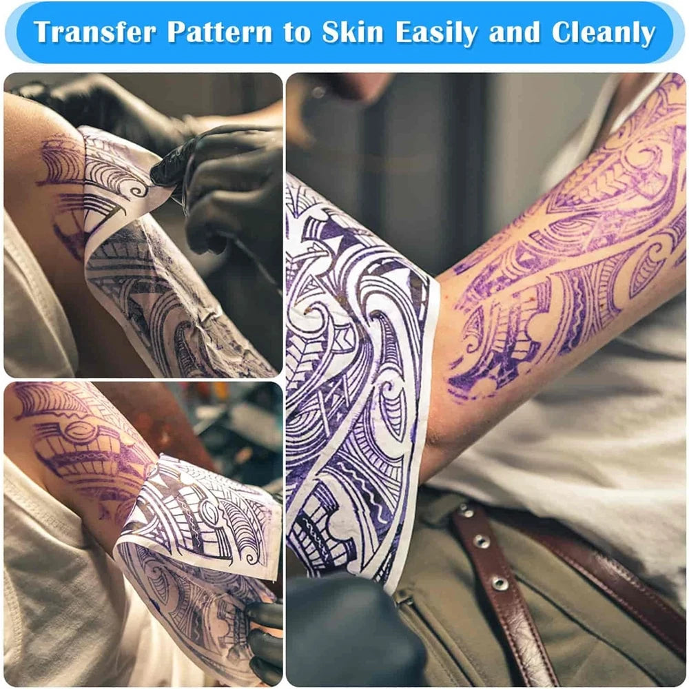150/5pcs Professional Tattoo Transfer Papers A4 Tattoo Stencil Paper Carbon Thermal Copy Paper Tattoo Transfer Machine Accessory