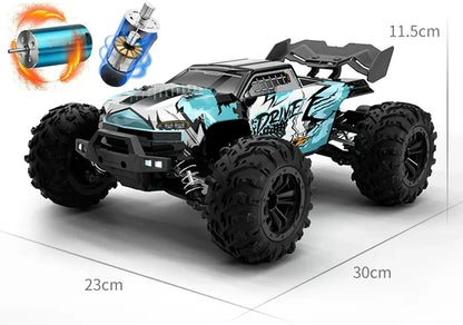 Oike RC Drift Car With LED Light 50KM/H / 80KM/H Brushless 4WD Remote Control Electric High Speed Racing Monster Truck for Adult