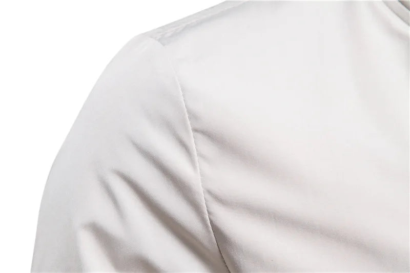 New Spring/Autumn European-American Casual Jackets for Men, Fashionable Trendy Tops, Thin Coats, Plus Sizes Up to 5XL.