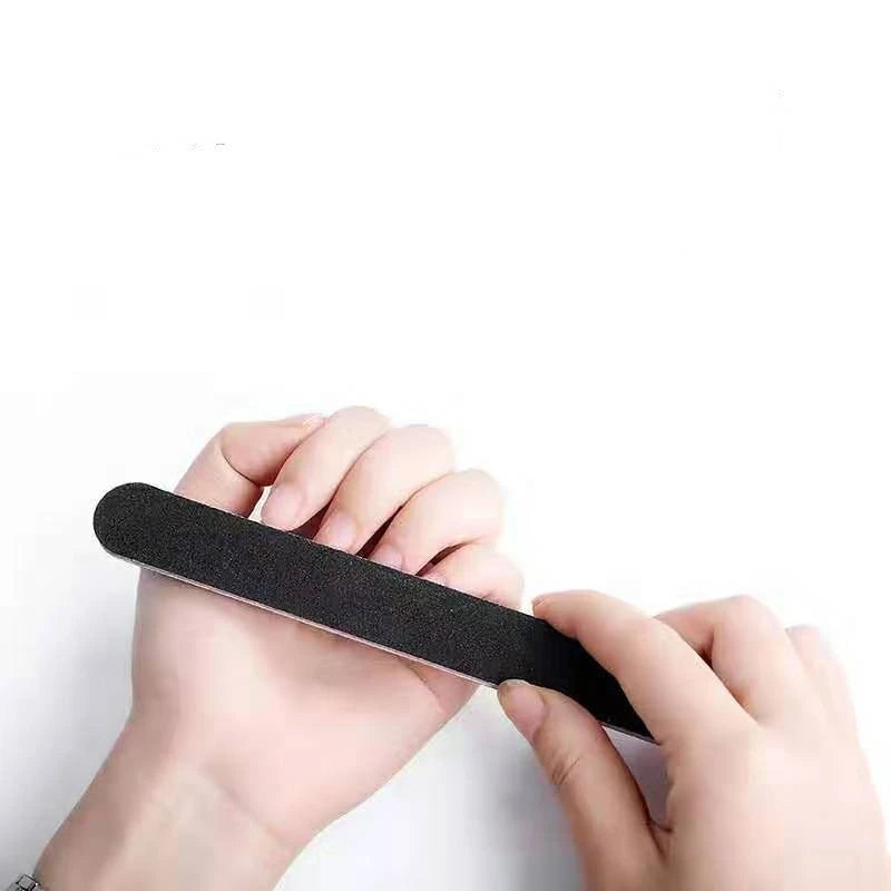 10Pcs Nail Files Sanding 100/180 Round Grit Buffer Block Pedicure  Manicure Buffing Polish Beauty Tools Professional Nail Files