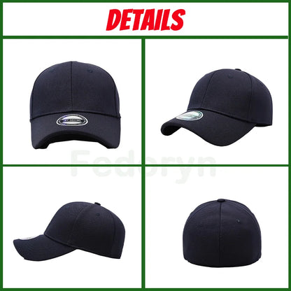FEDORYN Helsluten Keps Anpassad Brodyr Tryck – 8 Färger Polyester/Bomull Unisex Solskydd Grossist Dropshipping Profilkläder