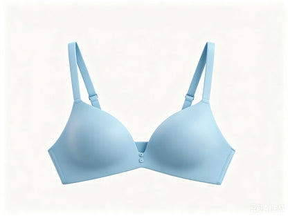 Ice Silk Seamless Wireless Bra Women Push Up Comfort Underwear 3/4 Cup Deep V Neck Daily Lingerie Bralette Plus Size
