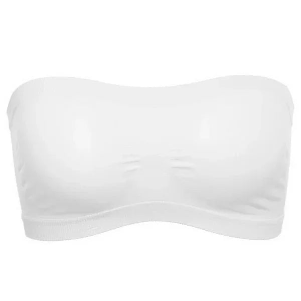 Mesh Breathable Tube Top Seamless Underwear Strapless Stretch Breathable Solid Pattern Hollow Back Bras Casual Summer Intimates