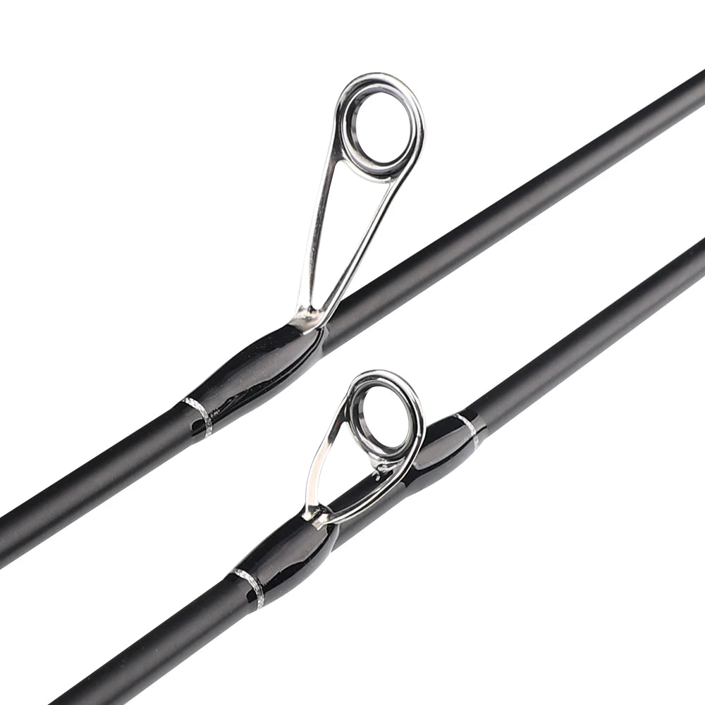FISHINGFANS ORCA Ultralätt Fiskespö UL – Solid Tip, Avsmalnande Handtag, Spinning och Casting för Öring