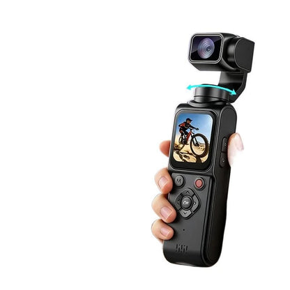 4K  Action Camera 180° Auto-rotate Len Pocket Camera 1.9" Touchscreen Zoom Sport Cam Portable Vlog Video Recorder Cycling