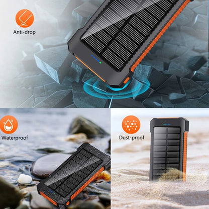 Lenovo 200000mah Solar Power Bank Portable Large Capacity Super Fast Charging Outdoor External Battery For iPhone Samsung Huawei