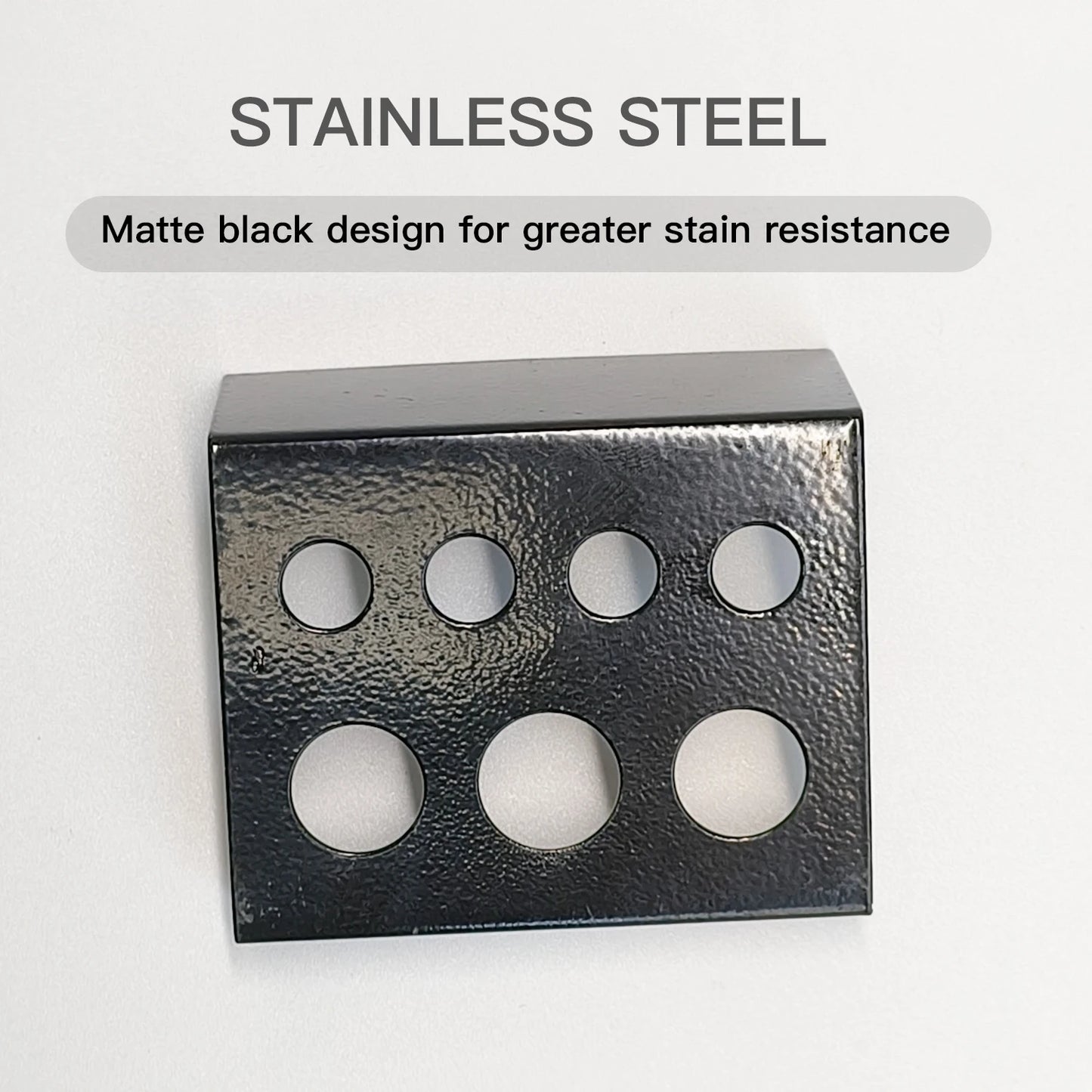 KVM 1Pc Stainless Steel 7 Holes Container Stand Tattoo Ink Pigment Cups Cap Stand Holder Storage Container for Permanent Makeup