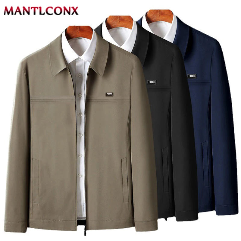 Herr Casual Blazer – Lös Business Kavaj för Kontor, Vår & Höst, 7 Färger, Storlek M–3XL