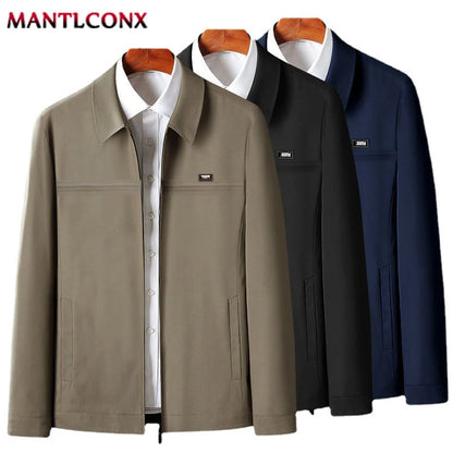 Herr Casual Blazer – Lös Business Kavaj för Kontor, Vår & Höst, 7 Färger, Storlek M–3XL