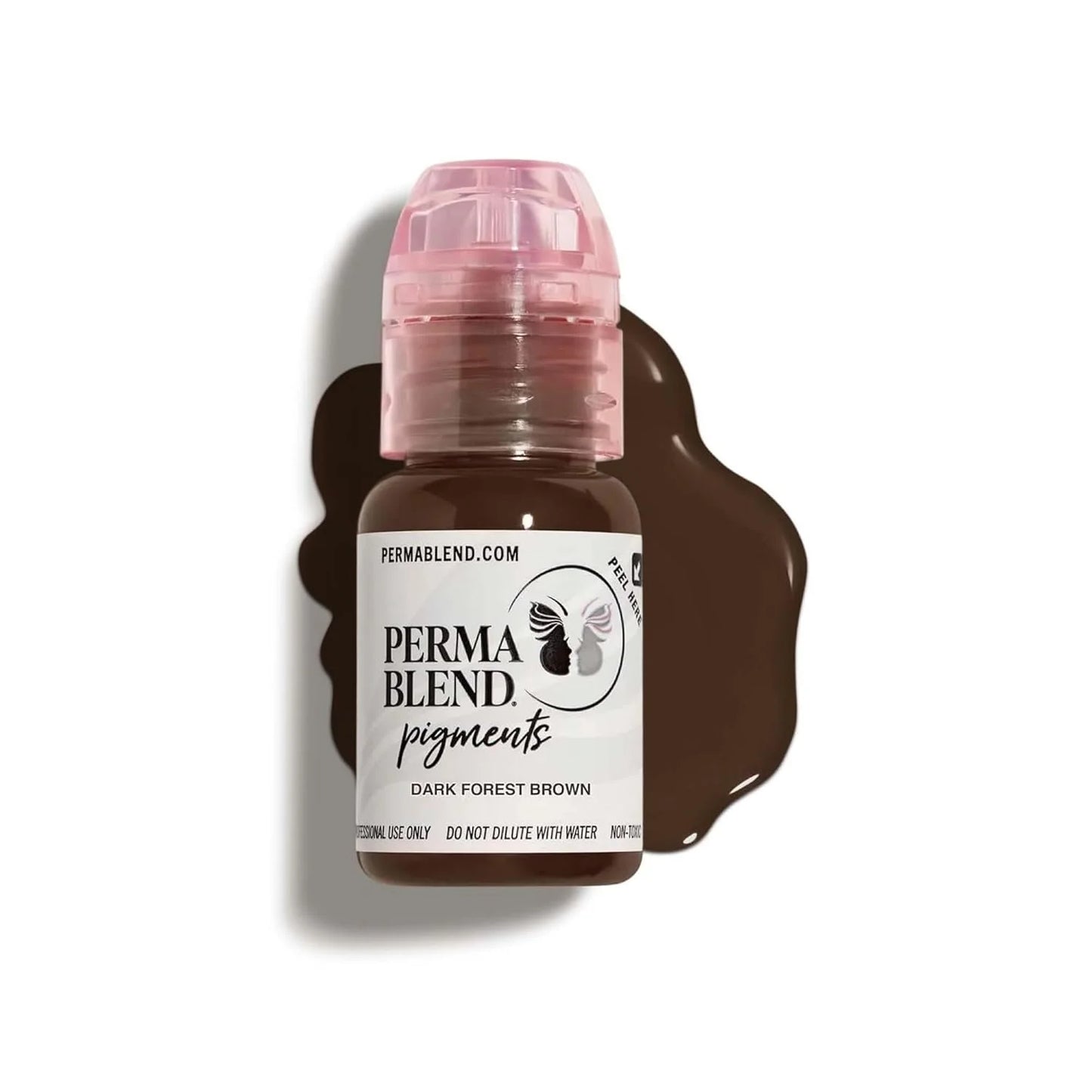 15ML 0.5oz Permanent Makeup Pigment - Long-lasting Professional Tattoo Ink for Microblading Eyebrow & Lip Tattoo Supplies
