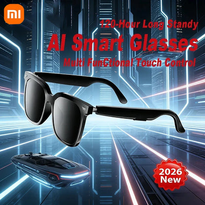 Xiaomi Glasses AI Smart Glasses Wireless Bluetooth 5.4 Voice Assistant Music Motorcycle Glasses Gifts For Friends 2026 New