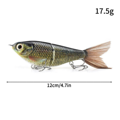 11.5cm 18.5g Balam Glide Bait Swimbait Joint Giant Pike Bass Fishing Lure Hard Bait Catfish Saltwater Lures Leurre De Pêche