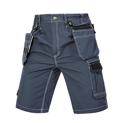 Men's durable multi-pocket work pants cargo work shorts workwear for Men