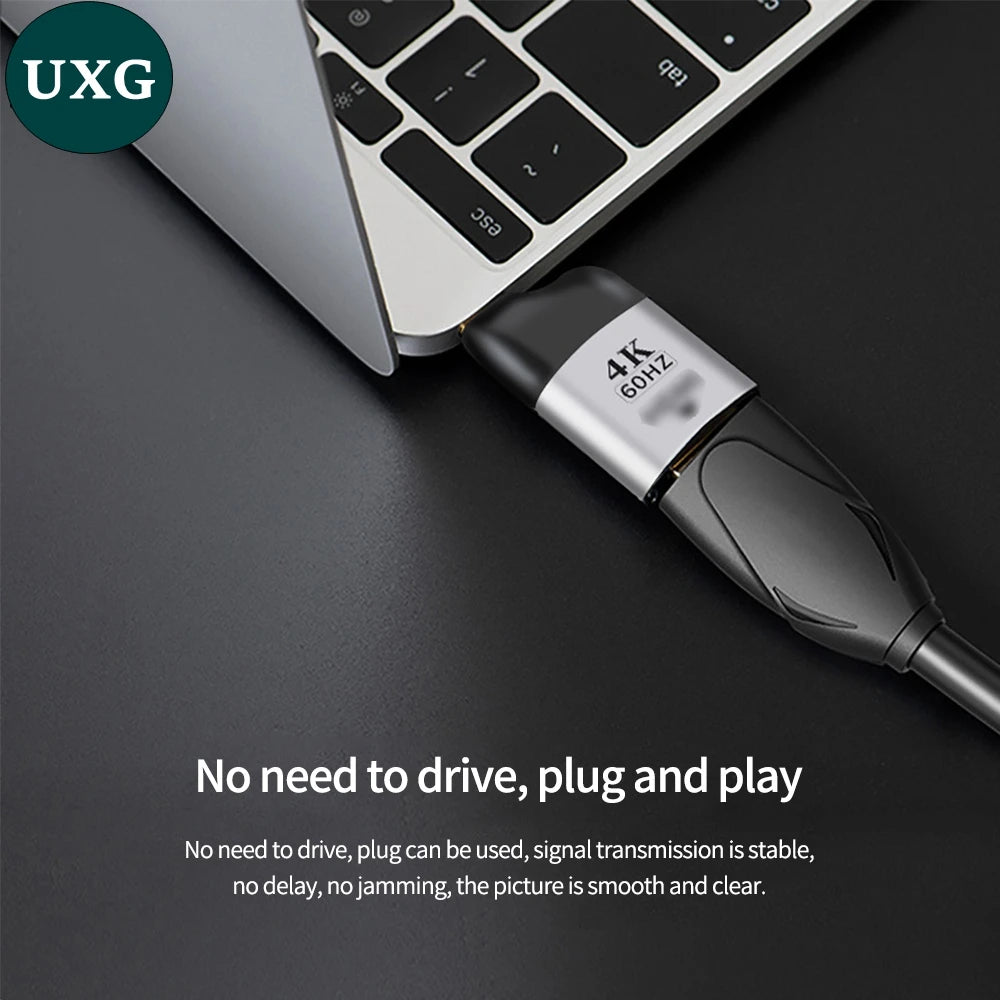 USB-C-adapter till HDMI, DisplayPort, VGA och fler anslutningar