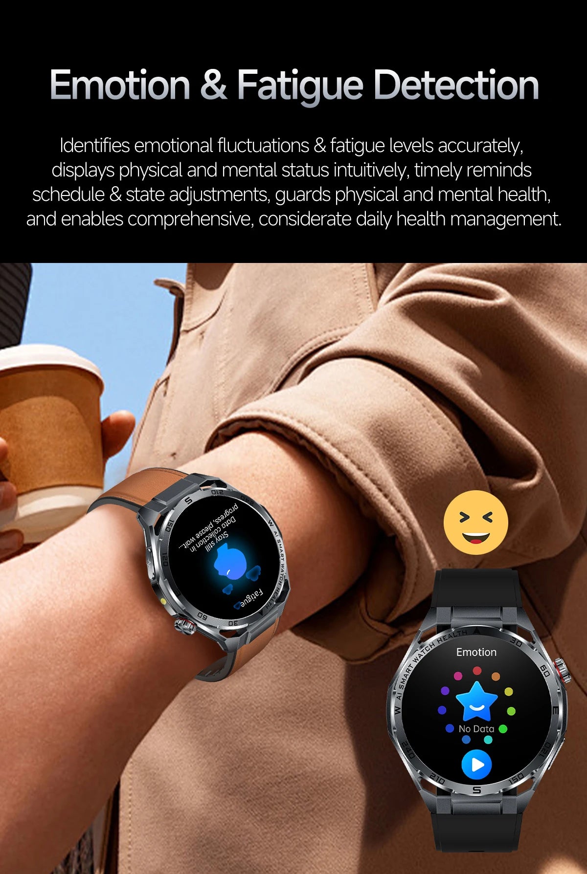 2026 New AI Health Care Accurate Detection ECG Smart Watch Blood Pressure lipids Uric Acid Analysis Bluetooth Call Smart Watches