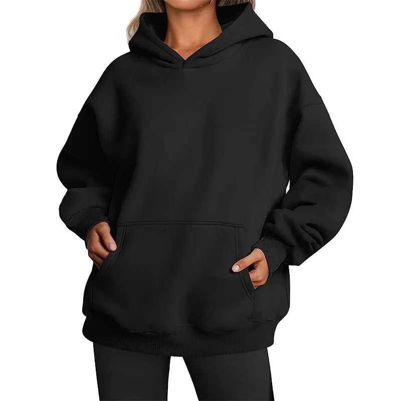 New Women Casual Hoodies Men and Women Fleece Warm Hoodies Spring Autumn Pullovers Fashion Multiple Colour Oversized Sweatshirts