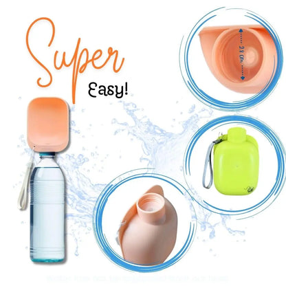 Water Bottle Attachment for Dogs Cats Dog Travel Water Bottle Portable Pet Dog Water Bottle Drinking Water Feeder Pet Supplies