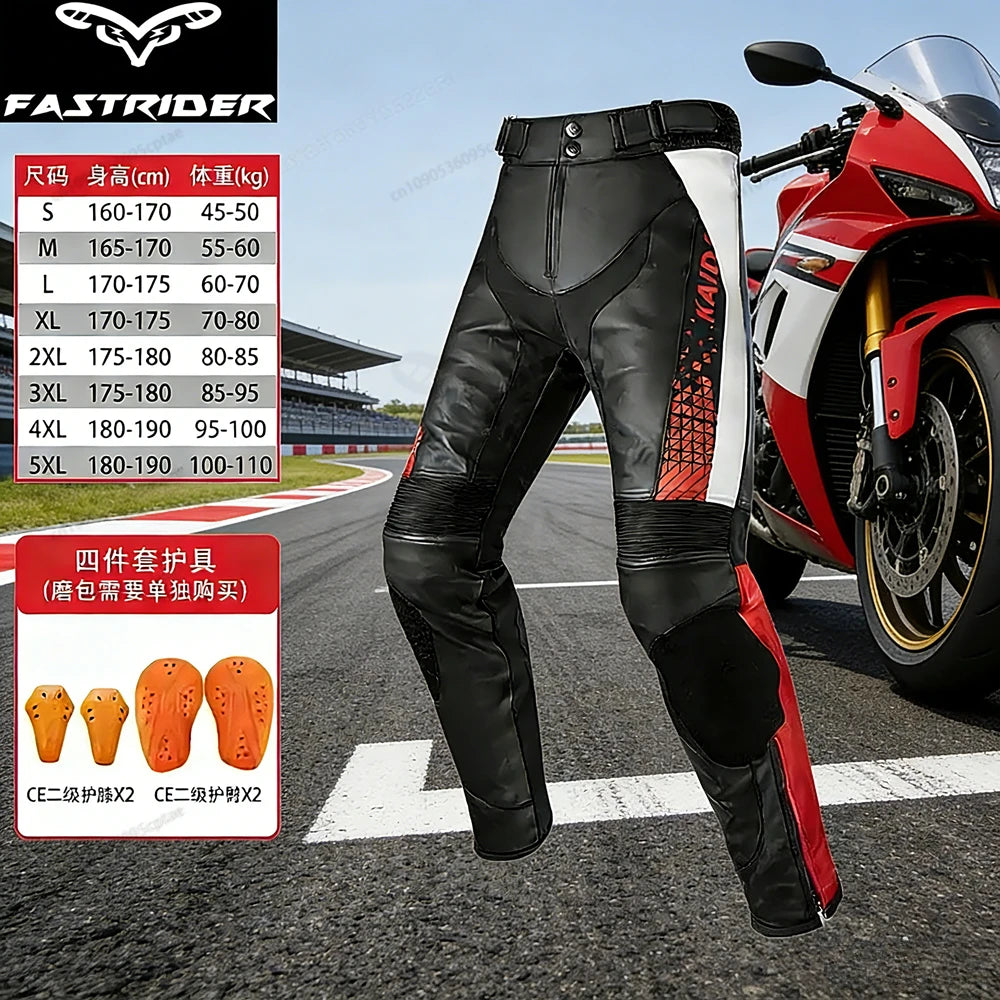 Motorcykelbyxor i 100% polyester