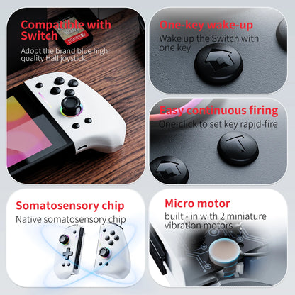 Gaming Bluetooth Control For Nintendo Switch & OLED & Lite Wireless Controller Gamepad Game Pad Accessories Command Hall Mando