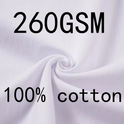 Unisex Långärmad T-Shirt 2026 – 260g Bomull DIY Logotryck Casual Personlig Present Vit & Svart M–XXL