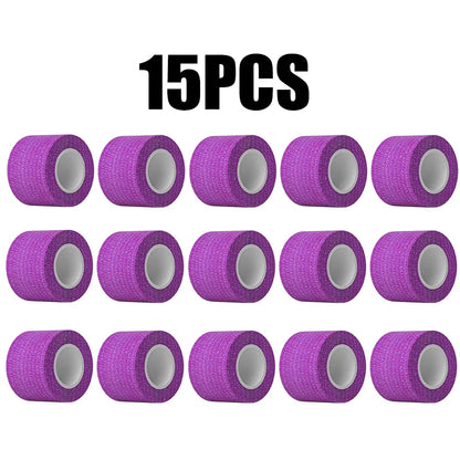 3.8CM/1.52in Tattoo Grip Tape Non-woven Tattoo Bandage Cover Wraps Waterproof Self Adhesive Finger Protection Tattoo Accessories