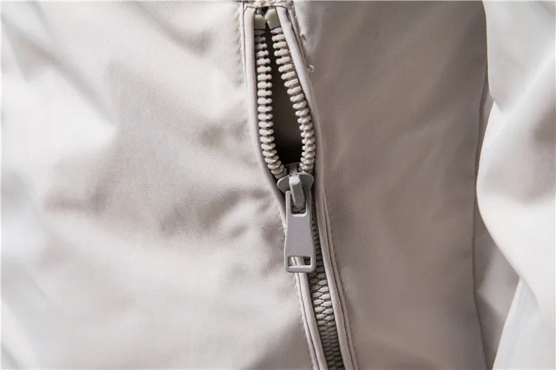 New Spring/Autumn European-American Casual Jackets for Men, Fashionable Trendy Tops, Thin Coats, Plus Sizes Up to 5XL.