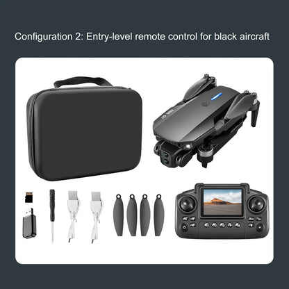 New E88 GT 4K Professional High-definition Drone Aerial Photography 12.5-inch Screen Remote Control Optical Flow Quadcopter Toys
