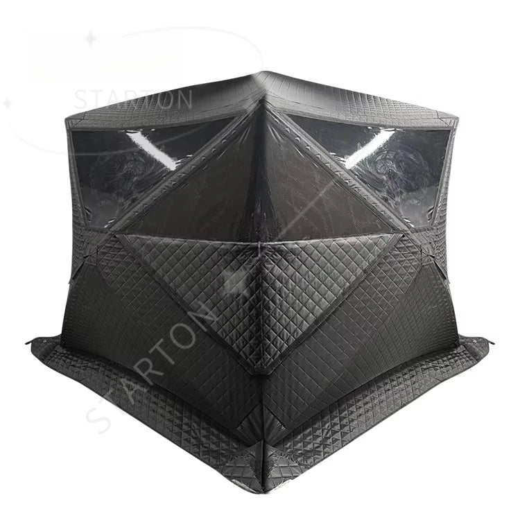 Portable Sauna Tent Easy Set Up 3-Layer to Keep Warm  Waterproof Oxford for Family Dry Sauna