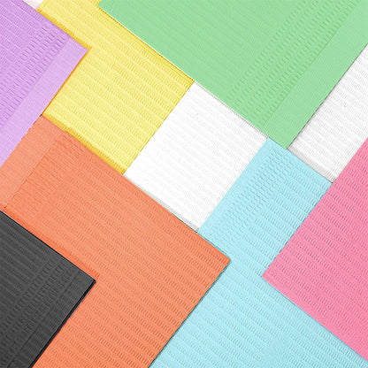 250/125/10pcs Tattoo Clean Pad Disposable Colorful Dental Bibs Tattoo Table Covers Cleaning Wipes Napkin Tattoo Accessories