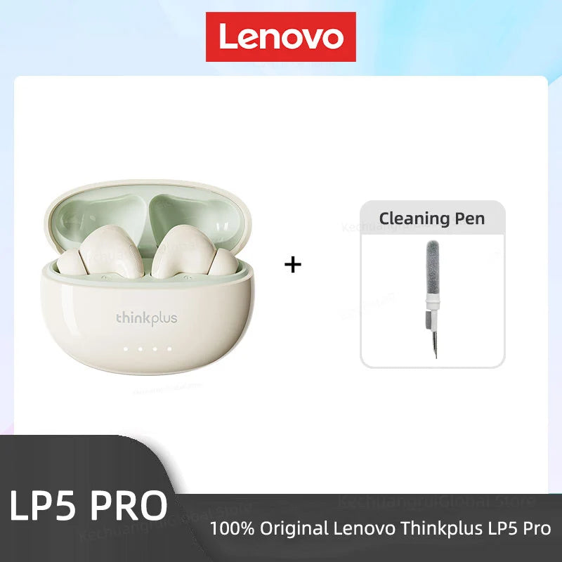 Lenovo LP5 PRO Wireless Bluetooth 5.4 Earphones TWS HiFi Sound Headphones Gaming Sports Earbuds LP5Pro Headset with Mic 2026