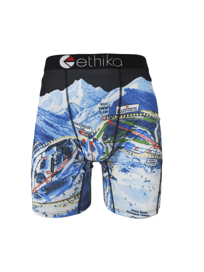 ETHIKA Herrboxers – Andningsbar Mesh-kil, Tryckta Mönster, Plus Size S–3XL