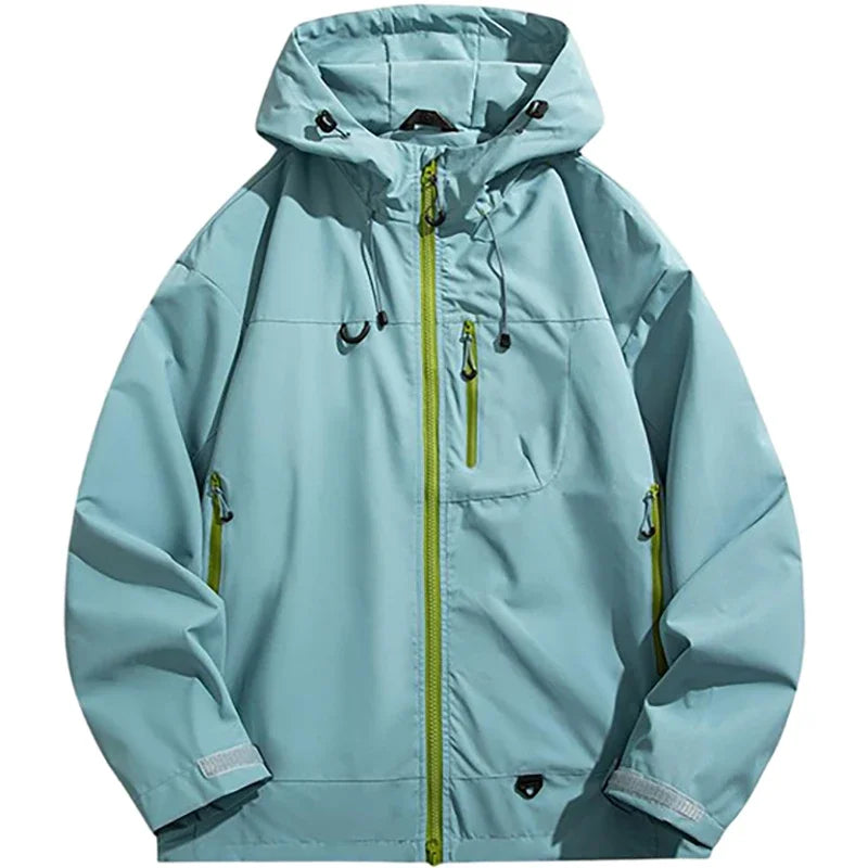 Unisex Softshell Hoodie – Vattentät Vindjämpa för Friluftsliv, Vandring & Klättring, 4 Färger