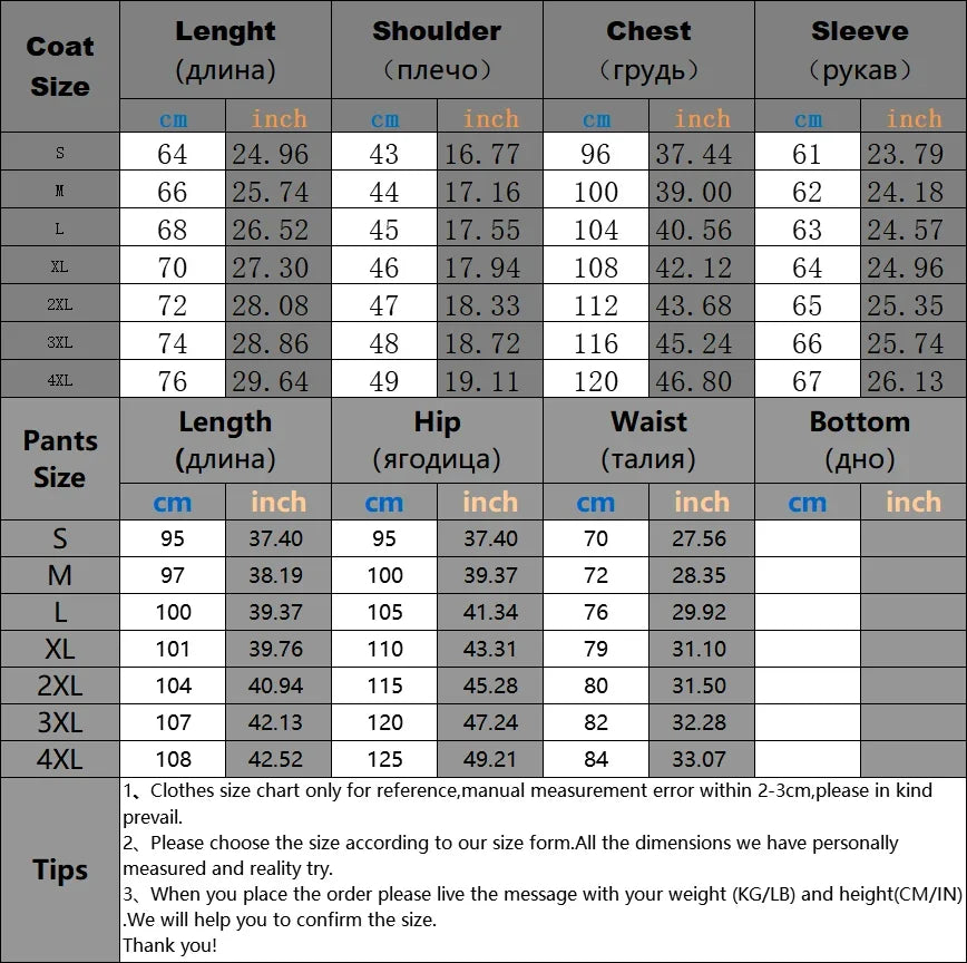 Customizable Men 2 Pieces Set Suits
