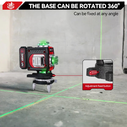 ONEVAN 4D 16 Lines Leveling Laser Levels Portable Rechargeable Professional Horizontal And Vertical Level With Tripod Power Tool