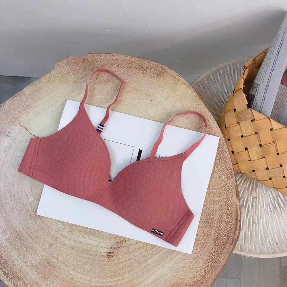 Girl's Small Chest Comfortable Breathable Bra Without Steel Ring Bra Beautiful Back Sports Lingerie High Quality