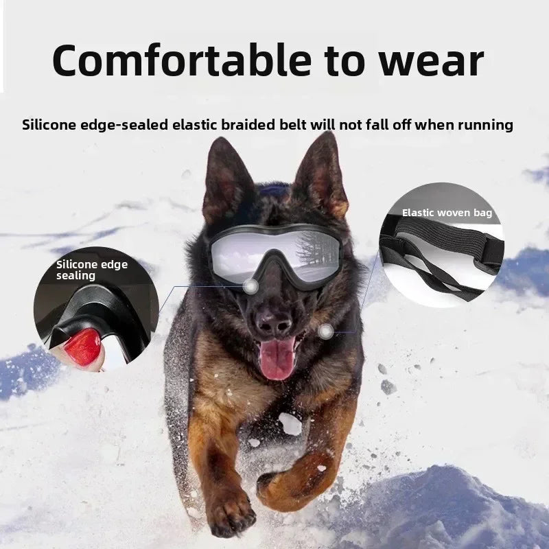 Pet Dog Goggles UV Sunglasses Windproof Snowproof Eye Protection Glasses for Small Medium Large Dogs Cat Universal    Dog Stuff