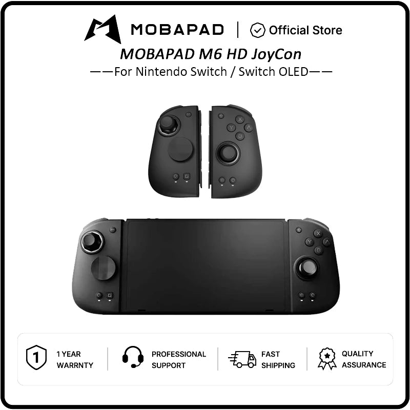 MOBAPAD M6 HD Gemini 2 Controller For Nintendo Switch OLED Joypad with Hall Joystick Console for Switch NS OLED Gamepad