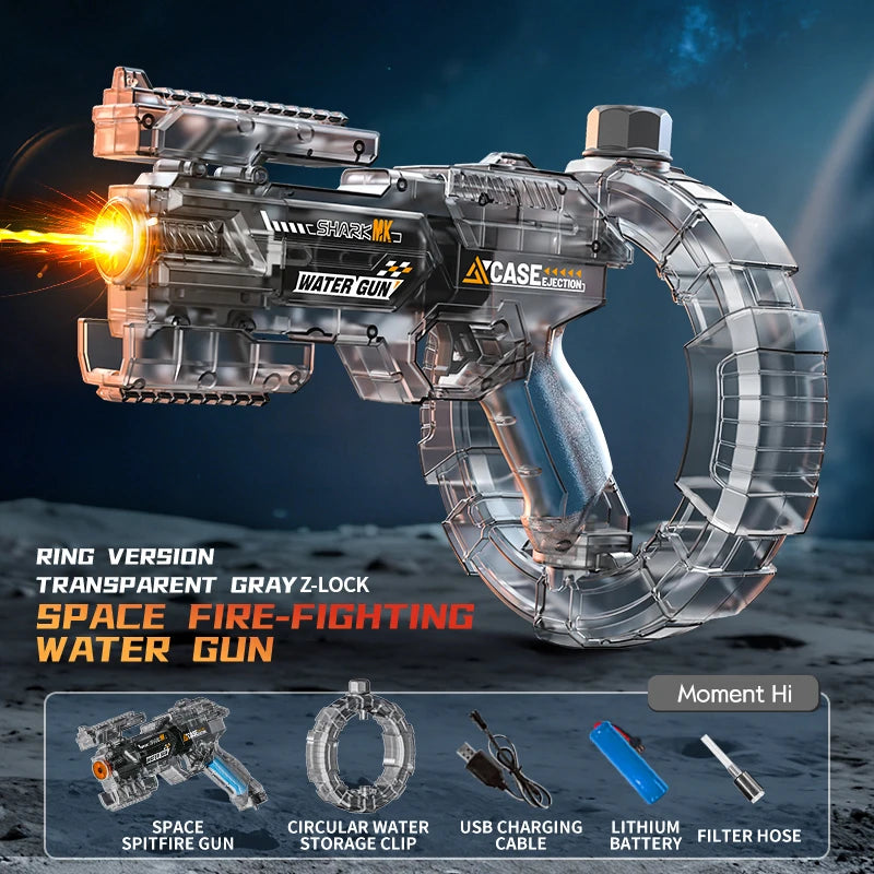 Electric Water Guns For Adults Powerful Squirt Automatic Water Suction Water Blasters Summer Outdoor Beach Toy For boys Kid Gift