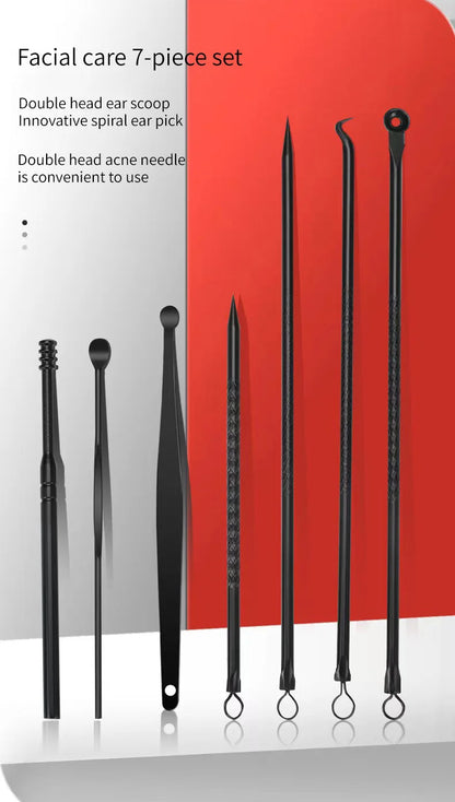 Nagelklippare Set 4–24 delar – Rostfritt Stål Manikyr Pedikyr Nageltrimmer Öronrensare, Svart