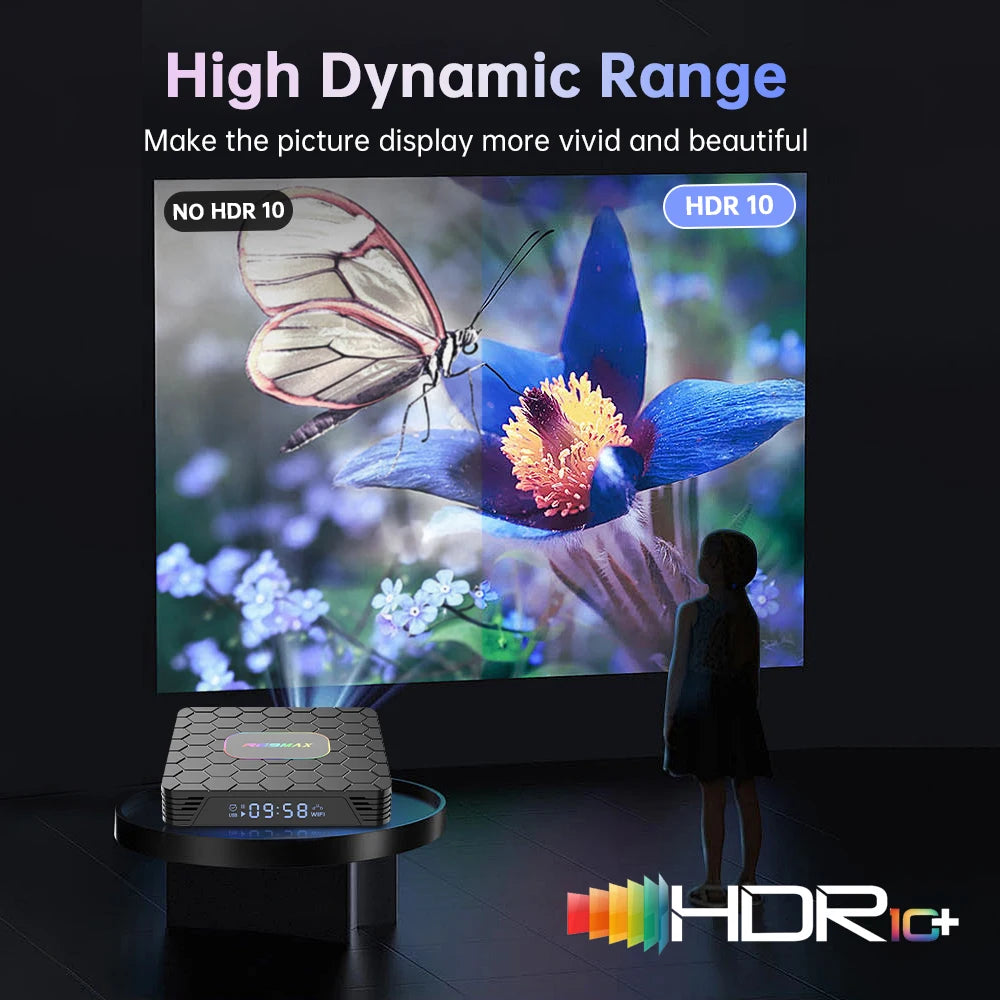 2026 New Smart TV Box T1+ RK3518 Android 14 WiFi 6 BT 5.4 Dual UI Interface 4K Ultra HD  Smart Media Player
