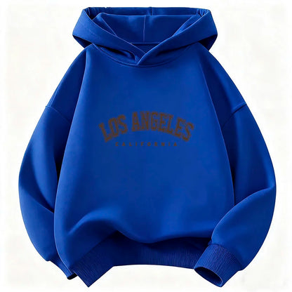 Casual Fashion Los Angeles California Letter Hoodie Kids Children's Sweatshirt Hoody Boys Girls Autumn Winter Hoodies