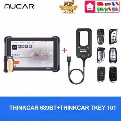 THINKCAR THINKSCAN 689BT diagnostikverktyg och tillbehör