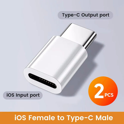 Type C To Lightning Adapter Type C Male To Lightning Female Converter High Speed Charging/Transfer Adapter for iphone 15 16